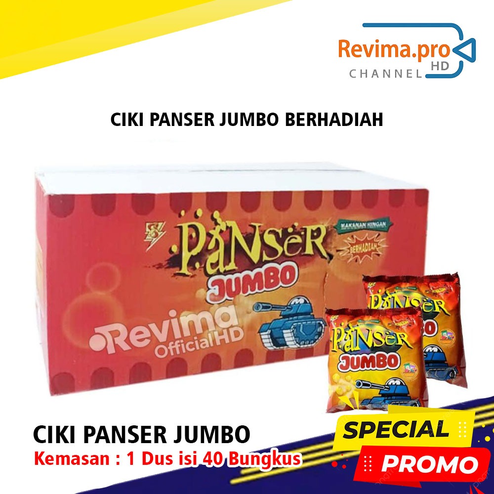 Snack Ciki PANSER JUMBO BERHADIAH / Panser Jumbo 1 Dus