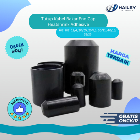 Tutup Kabel Bakar End Cap Heatshrink Adhesive