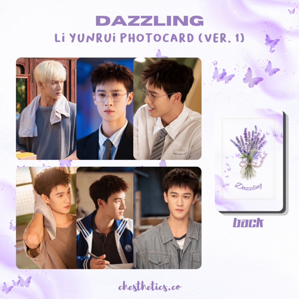 Dazzling CDrama China Chinese Drama Photocard Li Yunrui Guan Xiaotong Bian Tianyang Wang Hanwen