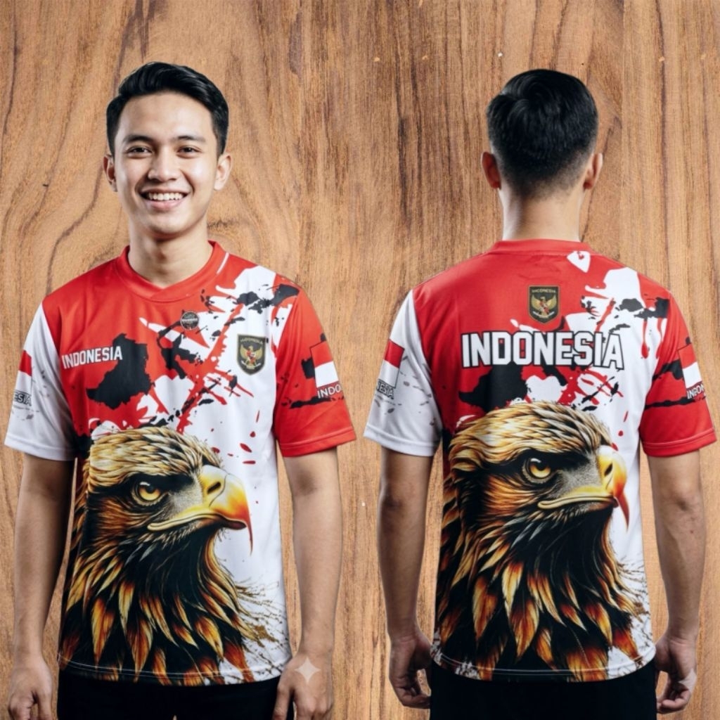 Kaos Jersey 17 Agustus / Jersey Kemerdekaan Indonesia / Jersey Indonesia Merdeka / Jersey HUT RI 81 