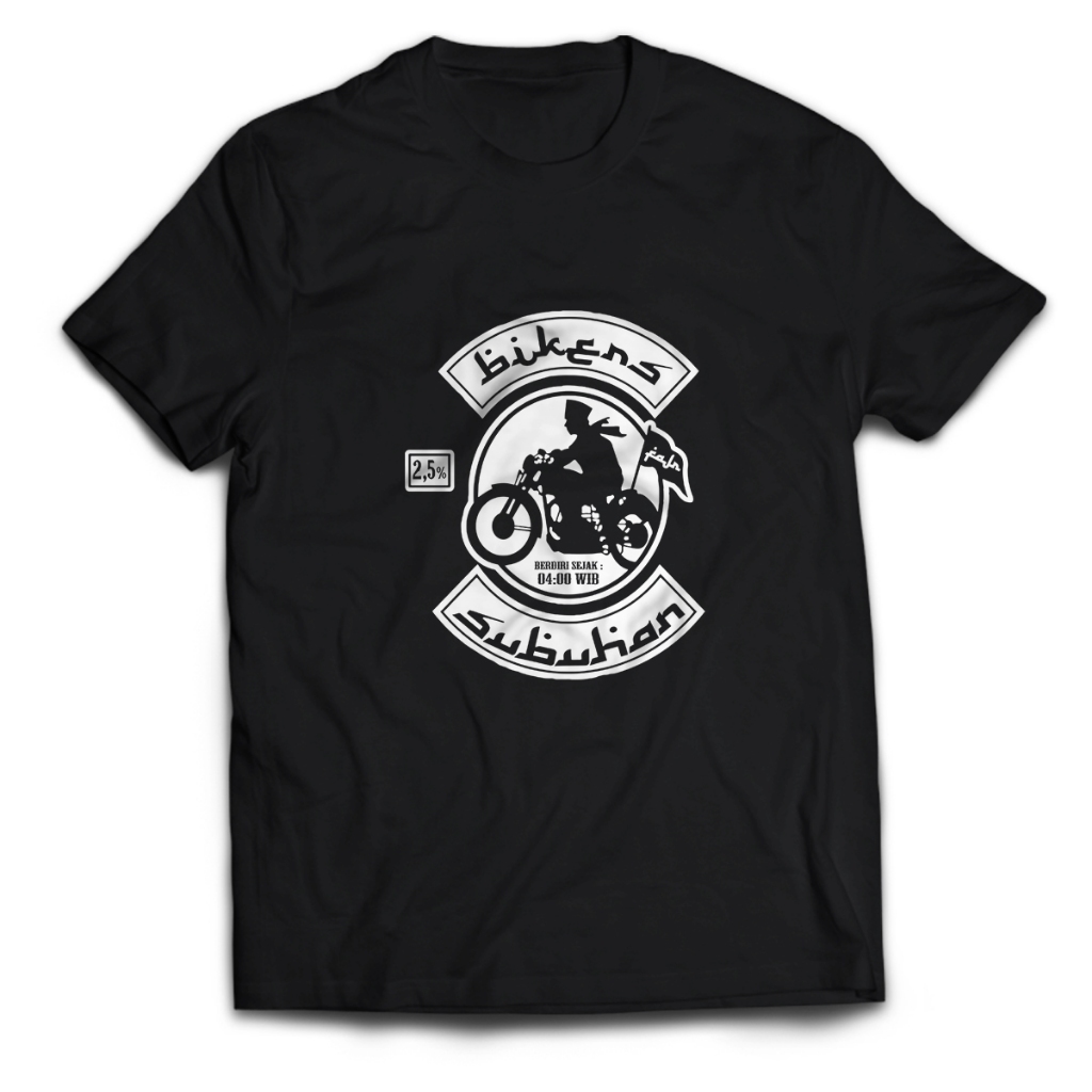 Kaos Pria BIKERS SUBUHAN Dewasa Baju Atasan Unisex PakeKaos