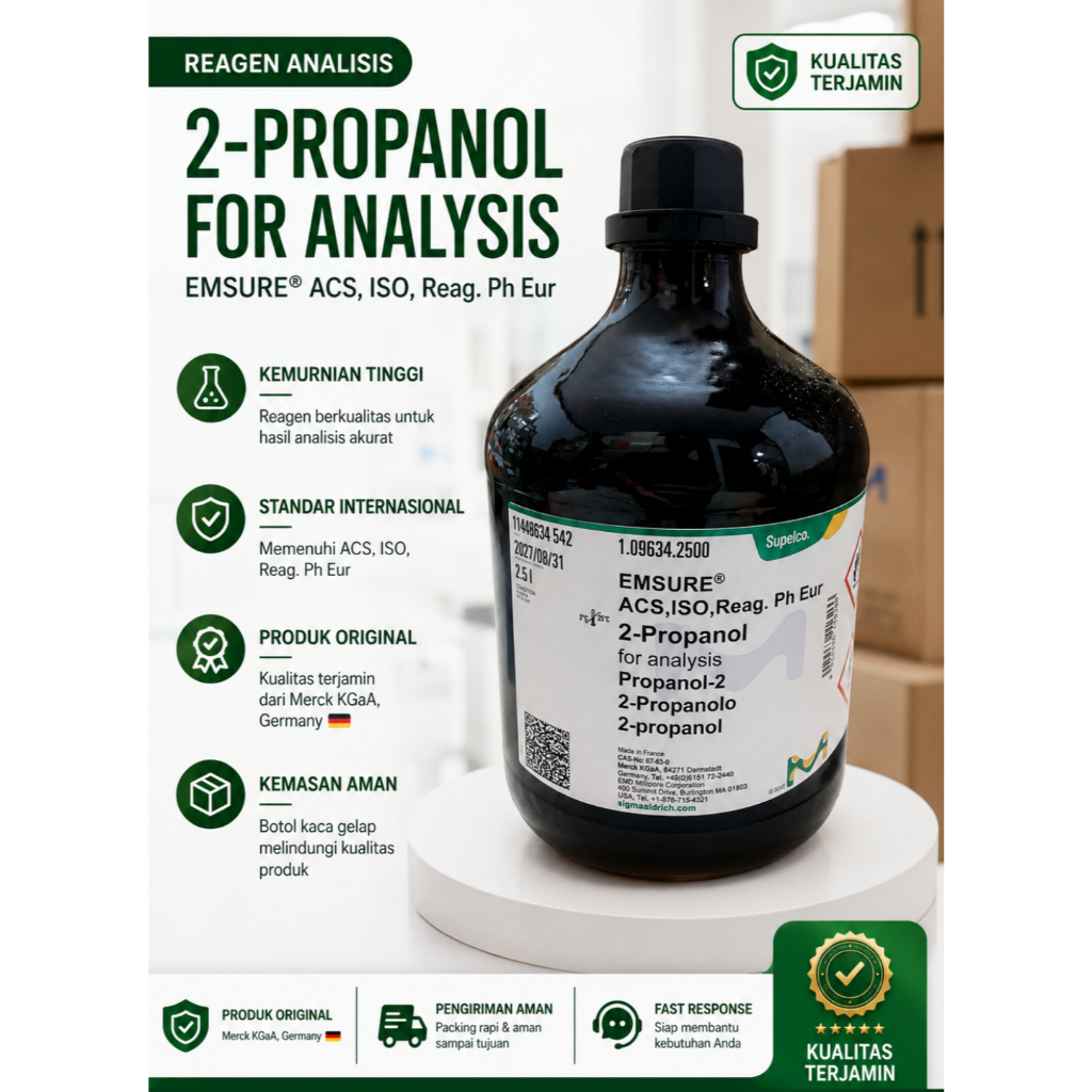 MERCK 109634 2-PROPANOL PA 2,5 L
