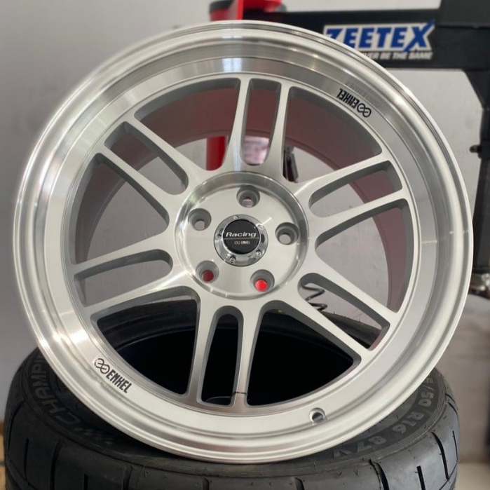 Velg baru R18 RPF01 Buat Mobil Warna POLISH JF L95 ET25 H5X114 Pelek Ring 18