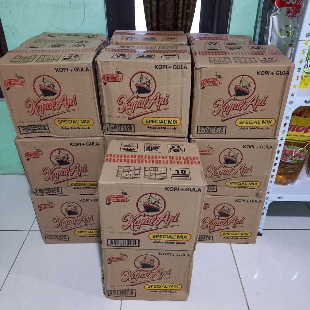 kopi kapal api mix 1 dus / kopi kapal api 1 dus isi 12 renceng