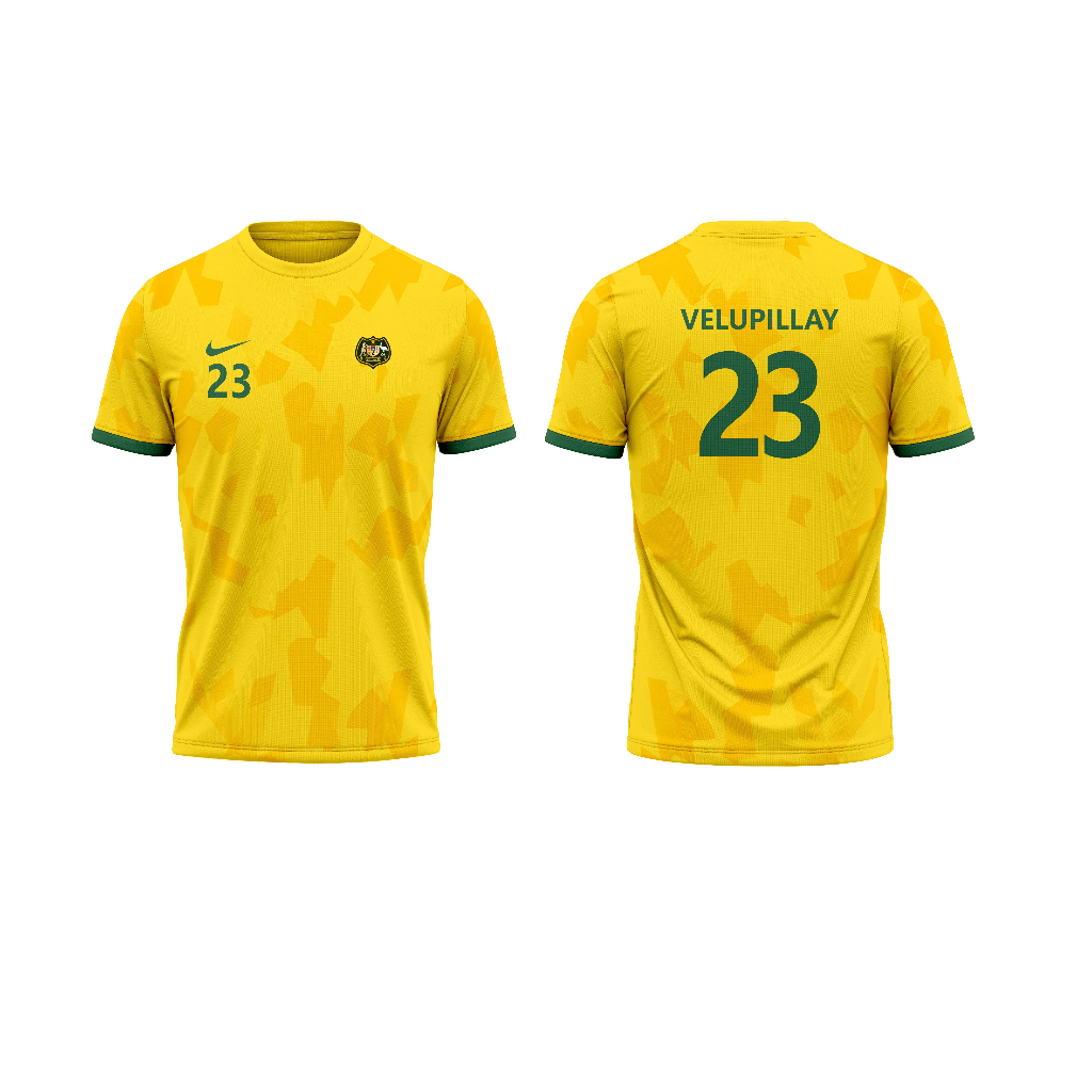 Jersey Timnas Australia Home – Velupillay #23 | Kualitas Premium