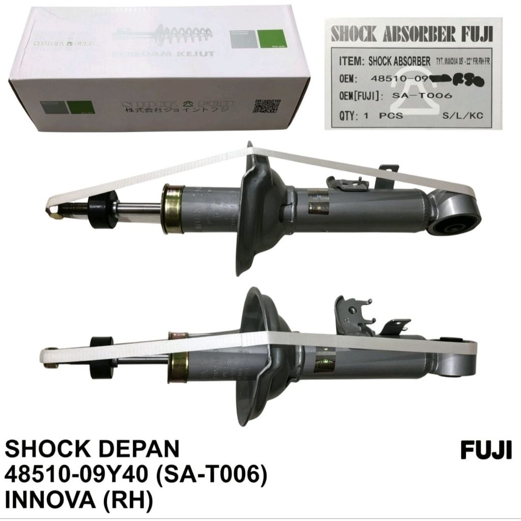 SHOCK DEPAN INNOVA (48510-09Y40/SA-T006 RH) (48520-09Y40/SA-T005 LH) FUJI  (HARGA PER SET )
