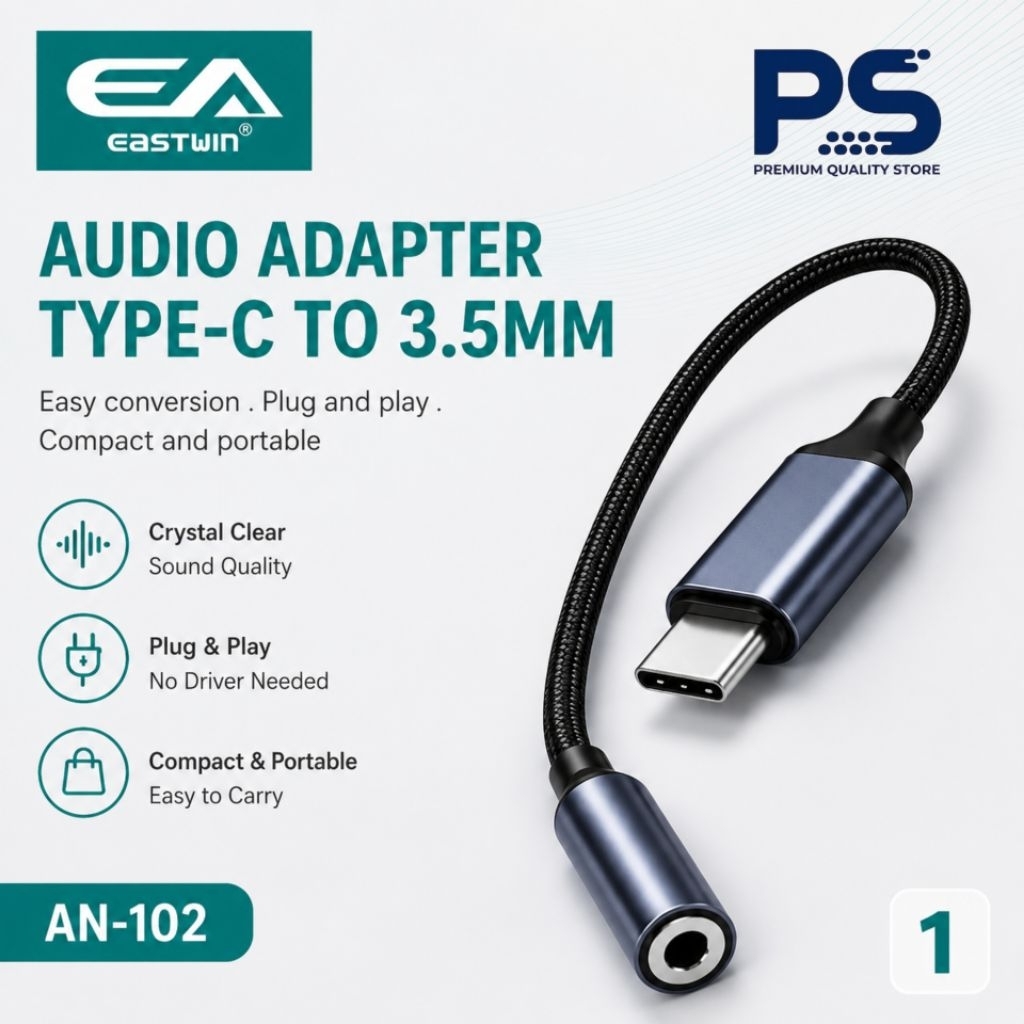 Konverter Adaptor DAC Type c/Lightning to Jack 3.5mm Female