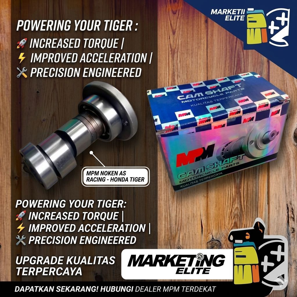 NOKEN AS NOKEN TIGER MPM NOKEN MPM BISA DI APLIKASIKAN GL MEGAPRIO CB MPM