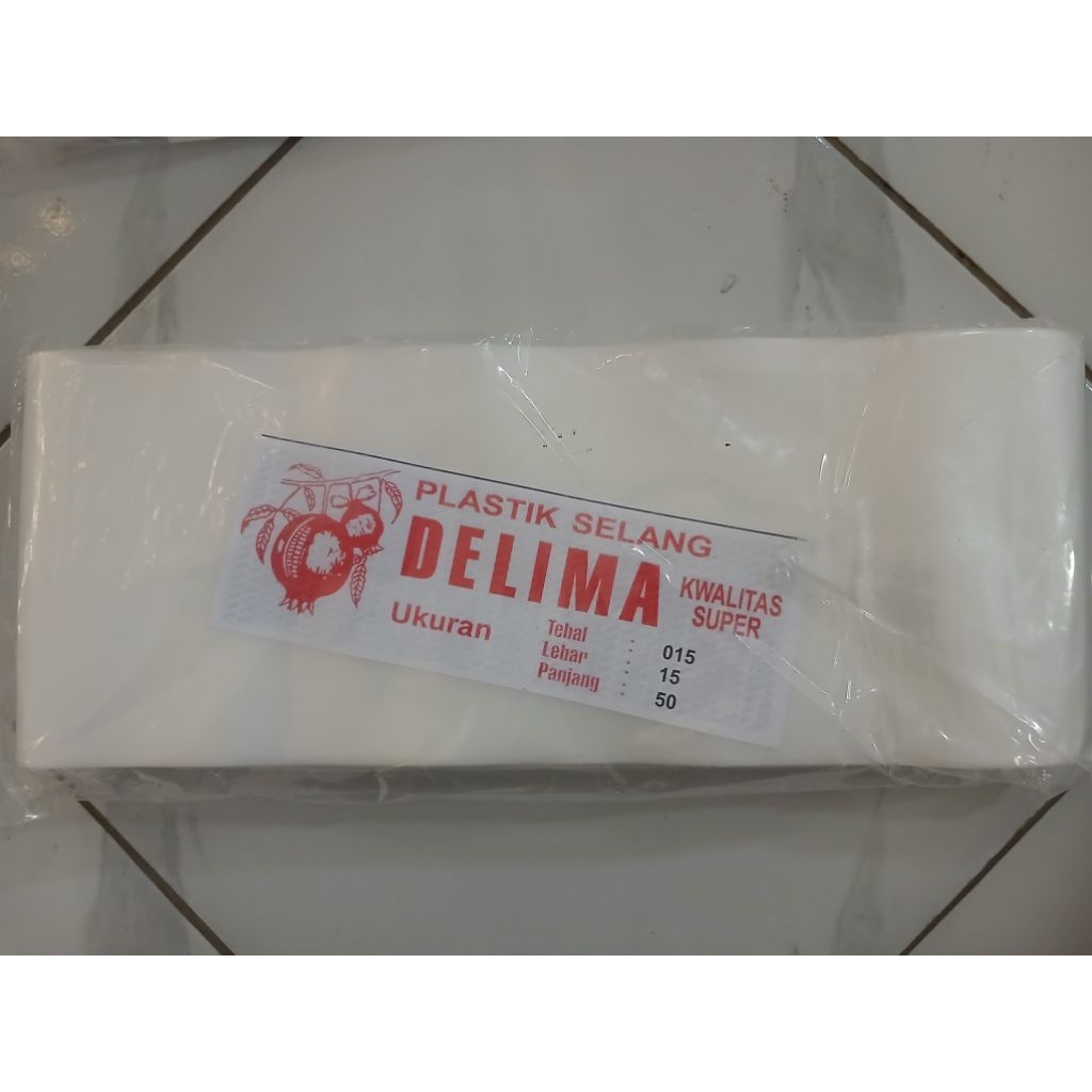 selang plastik 3 dim 3" delima 50M bening / putih