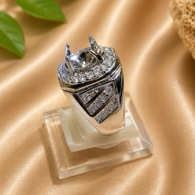 Ring/Emban Cincin Alpaka Super 10x8