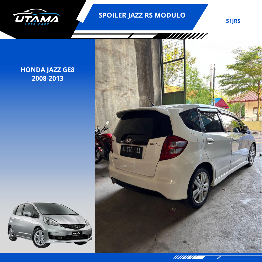 Spoiler Honda Jazz GE8 Modulo - Spoiler Belakang Honda Jazz RS 2008-2013