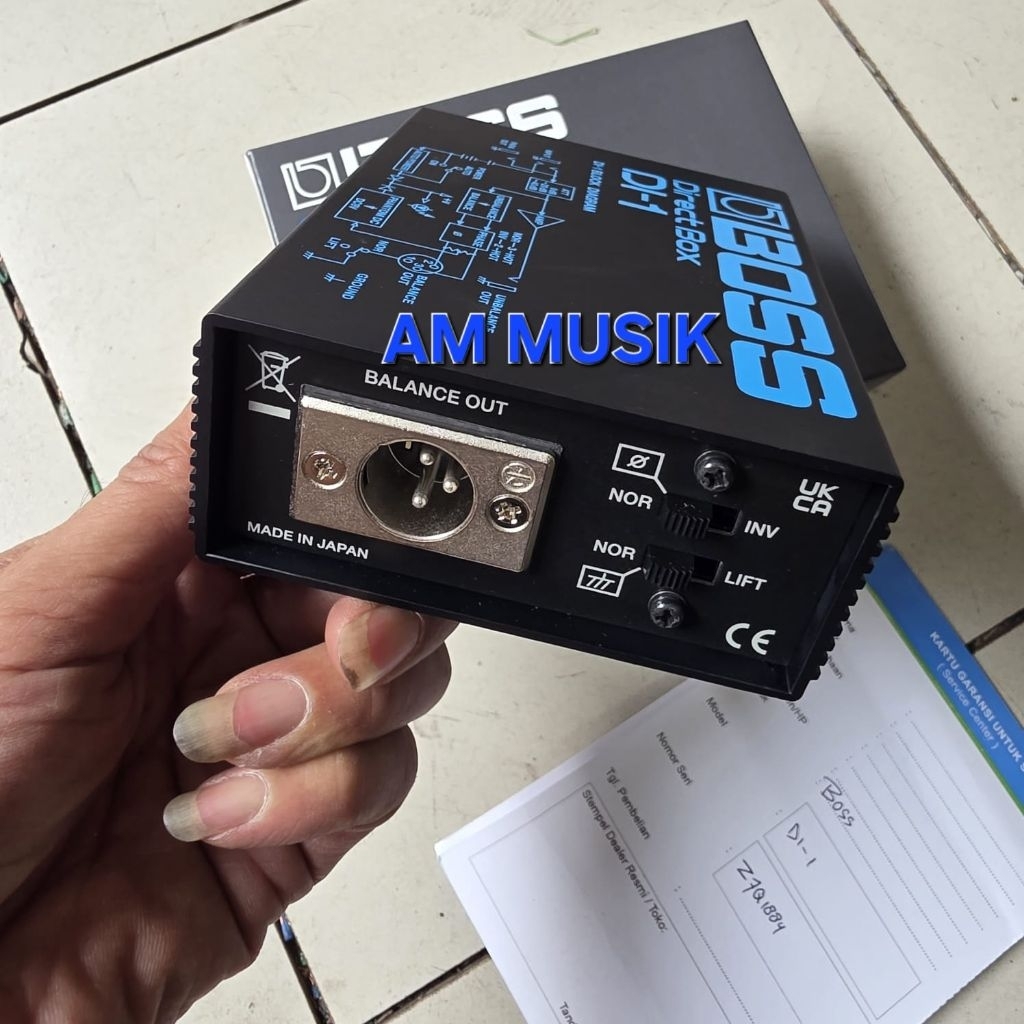 DIRECT BOX AKTIVE BOSS DI1 ORIGINAL BOSS DI 1 MADE IN JAPAN