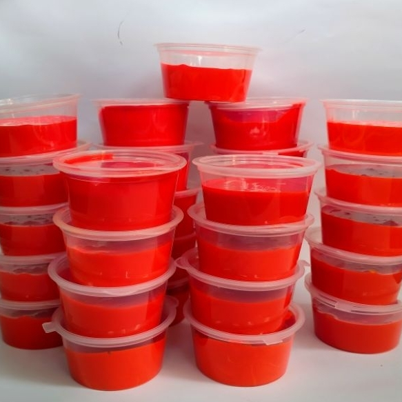 Cat/Tinta 100% Cat Cemani Toka Warna Oren Cerah 35ML/35gram Warna Spesial Warna oren Stabilo Pink St
