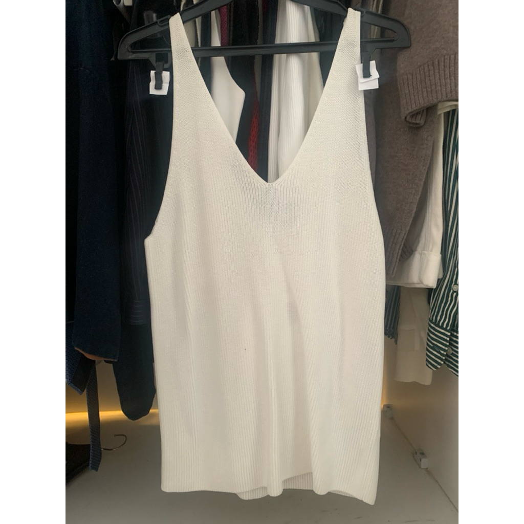 cos knit tank top size m
