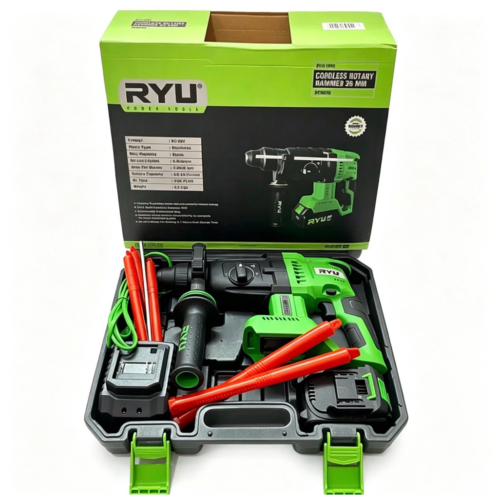 BOR BOBOK  CORDLESS RYU 26mm / BOR BOBOK ROTARY HAMMER BETON CORDLESS RYU / BOR BOBOK RYU RCRH26mm