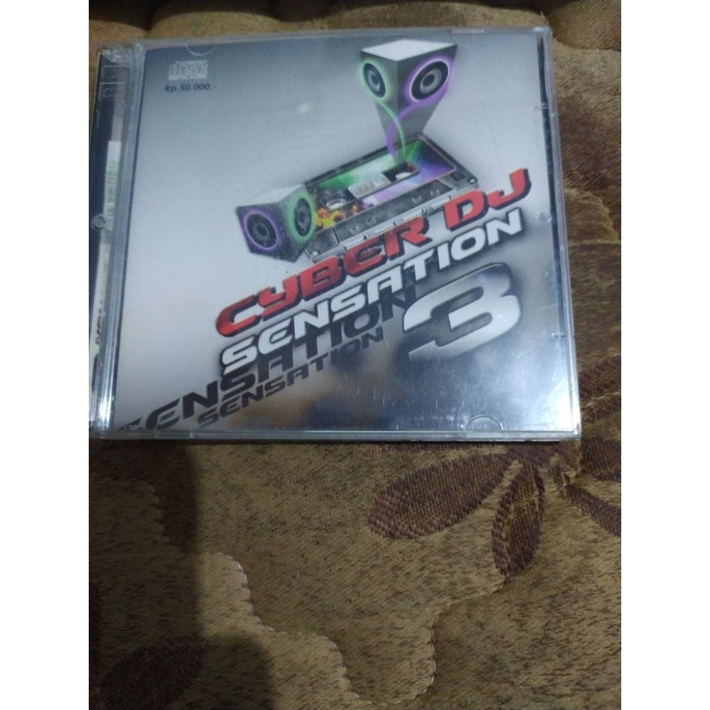 CD Audio Cyber DJ Team - Sensation Vol.3 (PT.Suara Mega Mandiri)