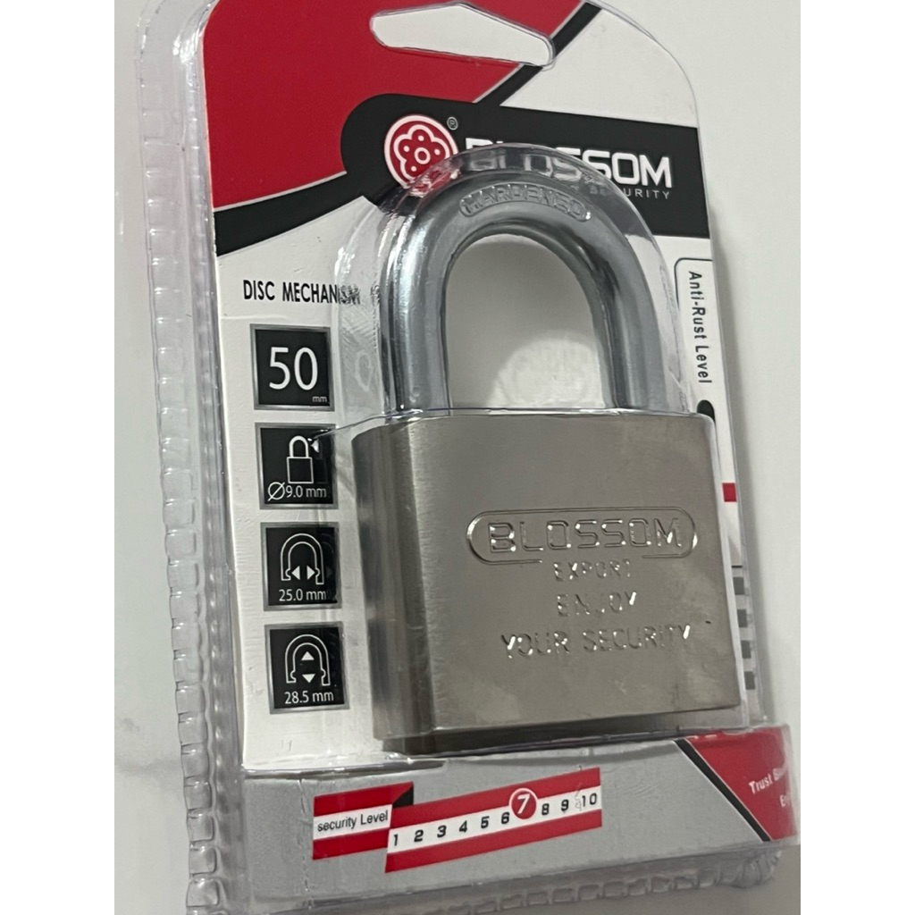 GEMBOK BESI BAJA BLOSSOM 50 MM (SEGEL)