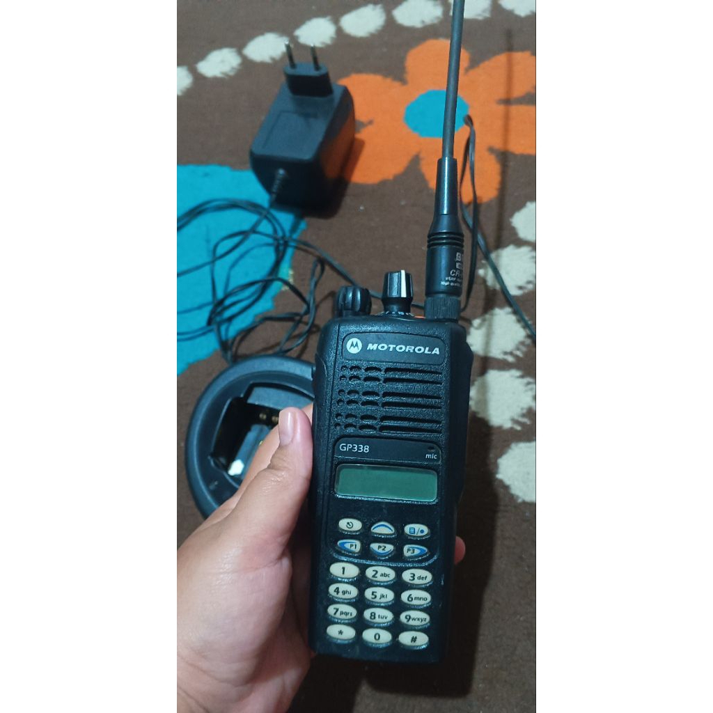 (SECOND) HT Motorola GP 338 VHF (minus baterai drop)