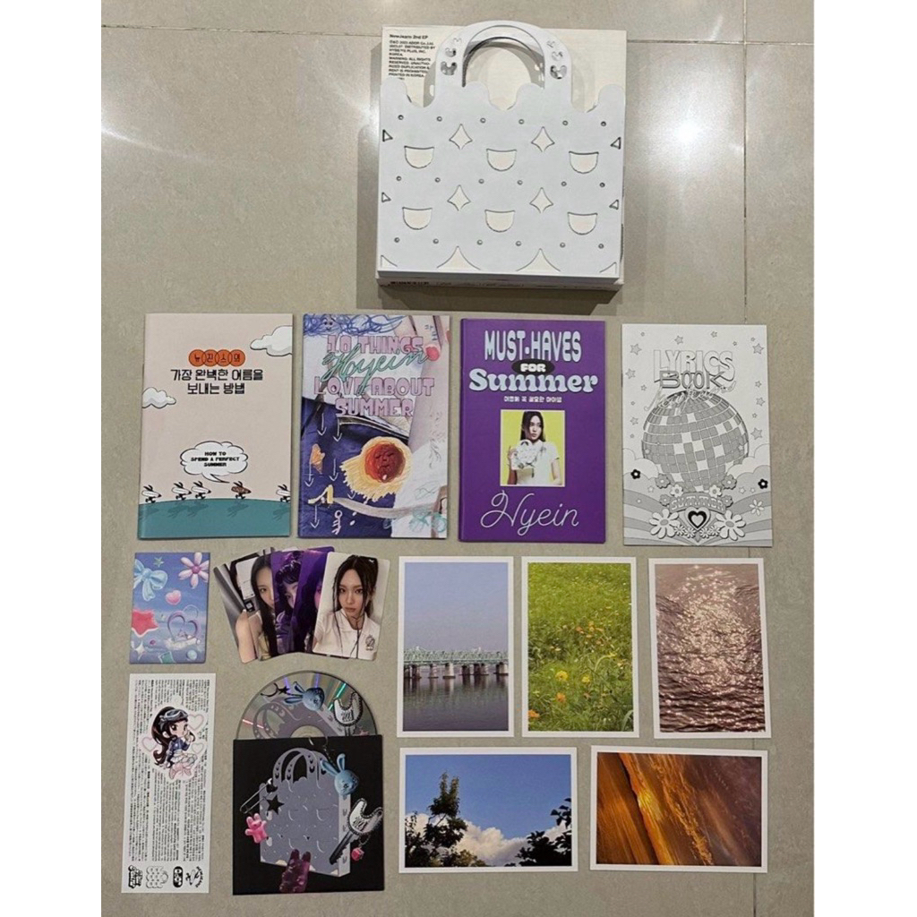 Newjeans beach bag album white