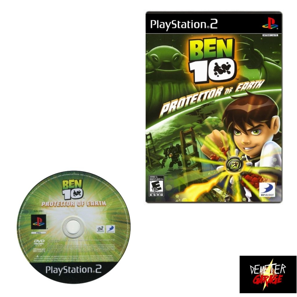 DVD GAME PS2 PLAYSTATION 2 BEN 10 PROTECTOR OF EARTH / KASET PS2