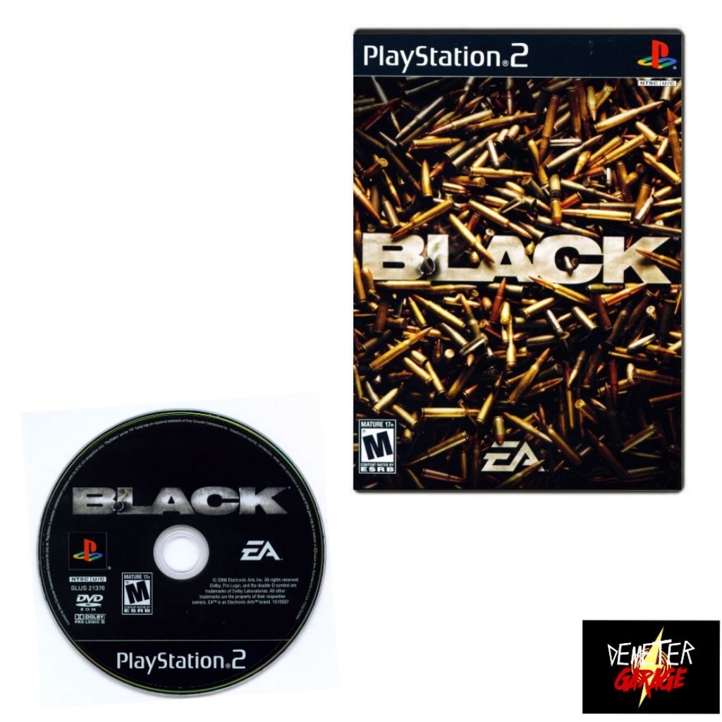 DVD GAME PS2 PLAYSTATION 2 BLACK / KASET PS2
