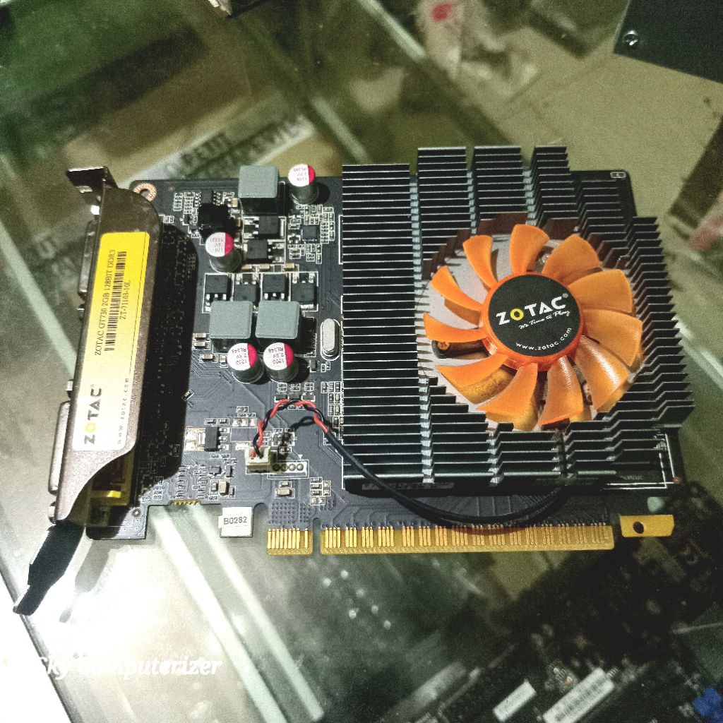 VGA Zotac Nvidia Geforce GT730 (2 GB 128 bit DDR3) kondisi bekas normal 100%