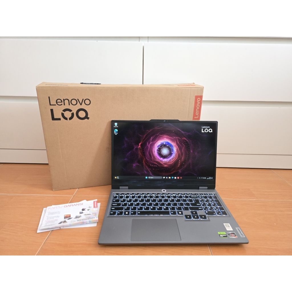 Lenovo LOQ 15 RTX4050 6gb Ryzen 7 7435HS Garansi Resmi ADP 2027