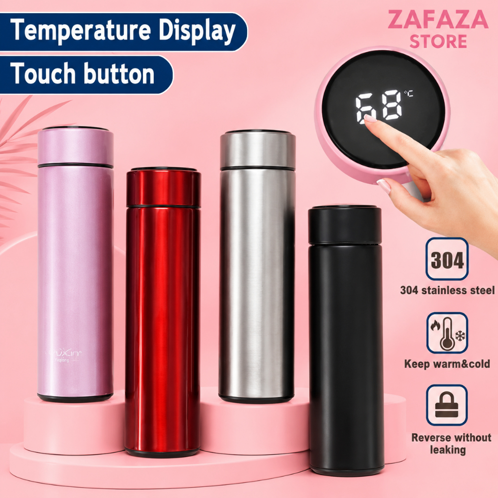 Termos suhu termos led display temperatur tumbler led