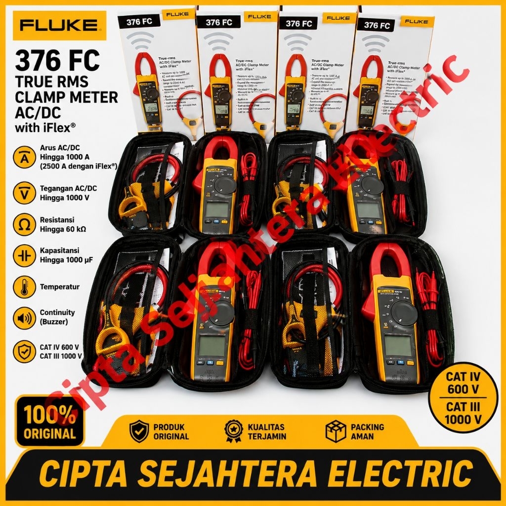 FLUKE 376 TRUE RMS CLAMP METER