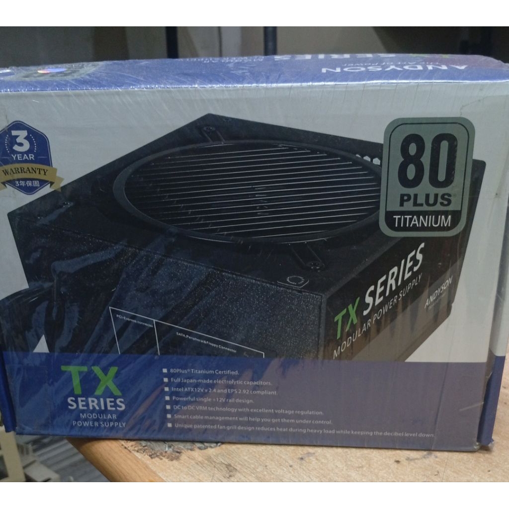 Andyson TX series 700w Titanium Fully Modular PSU
