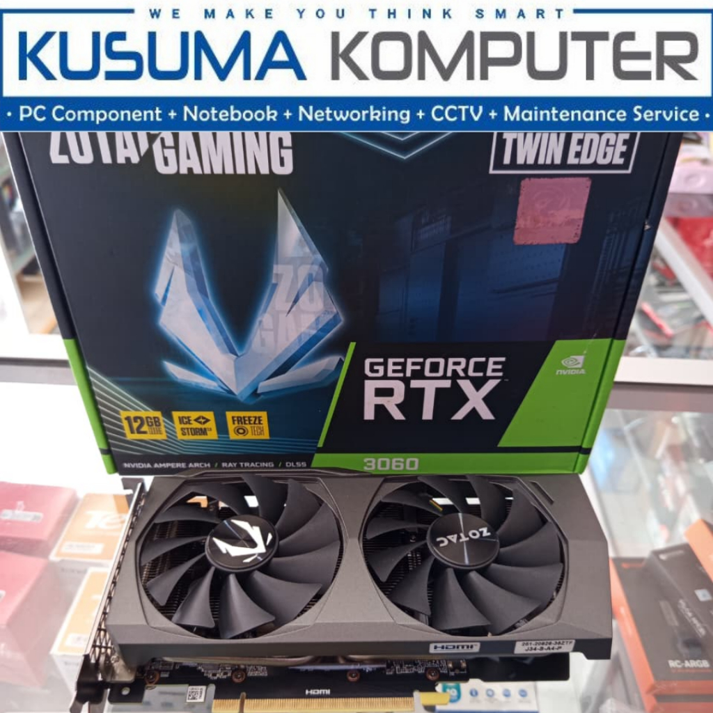 VGA ZOTAC RTX 3060 12GB BEKAS GARANSI 2028