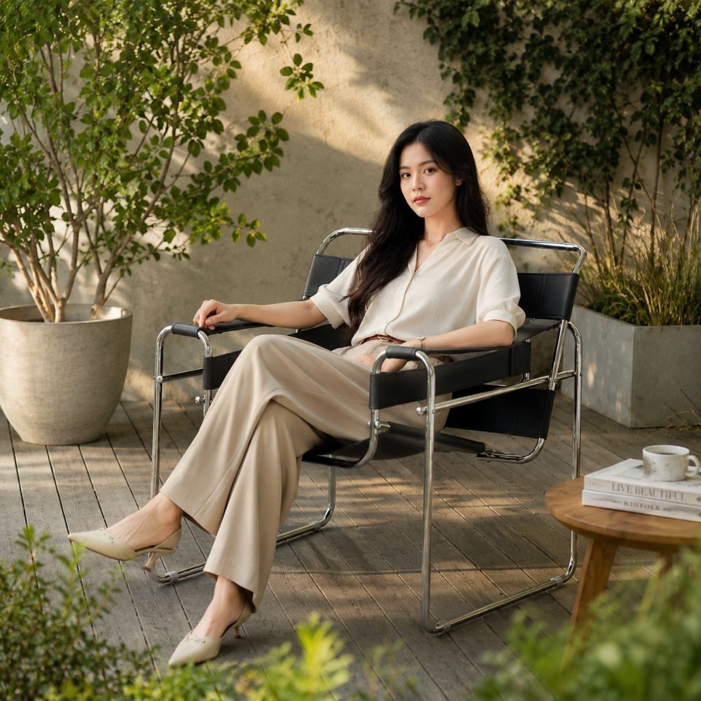Wassily Chair JL25 Stainless steel