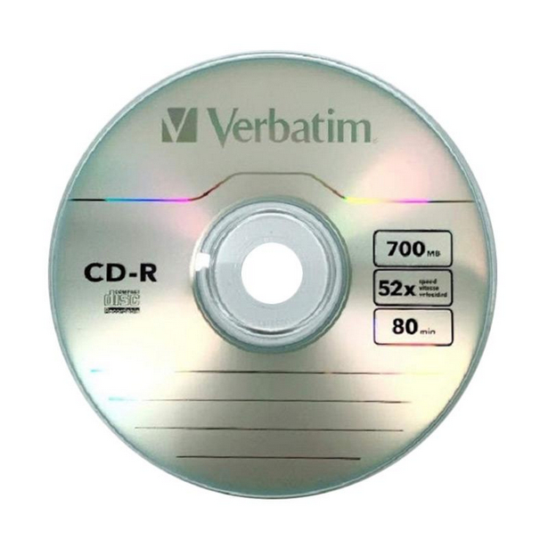 Verbatim CD-R Kosong 700 MB ( PCS )