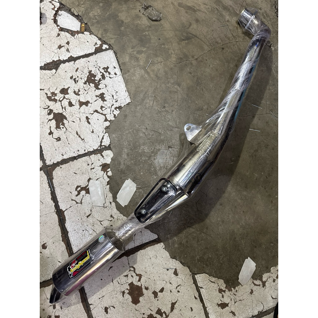 CACAT knalpot fiz fizr FULL KROM TAMENG merk andy speed