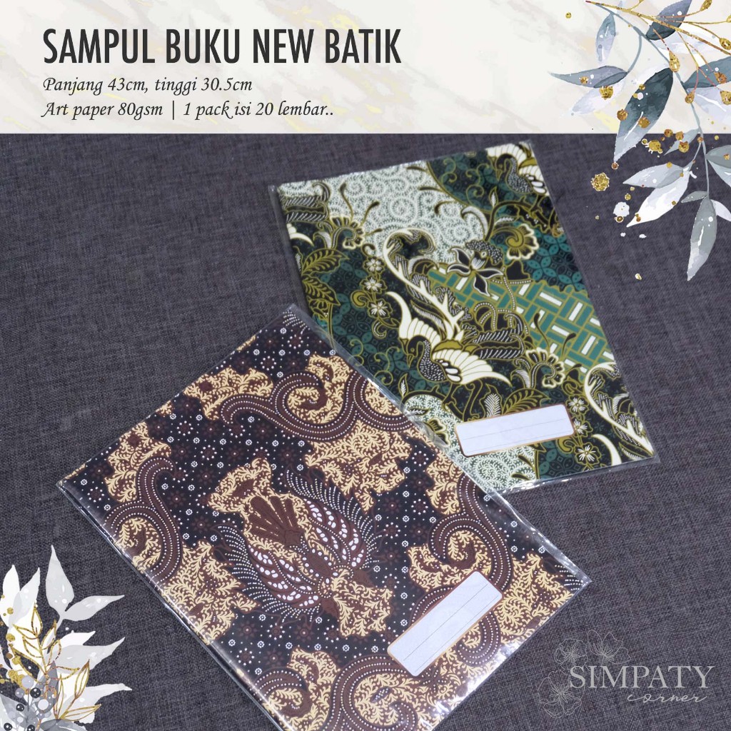 2026 Sampul buku besar big boss batik / boxy batik indonesia