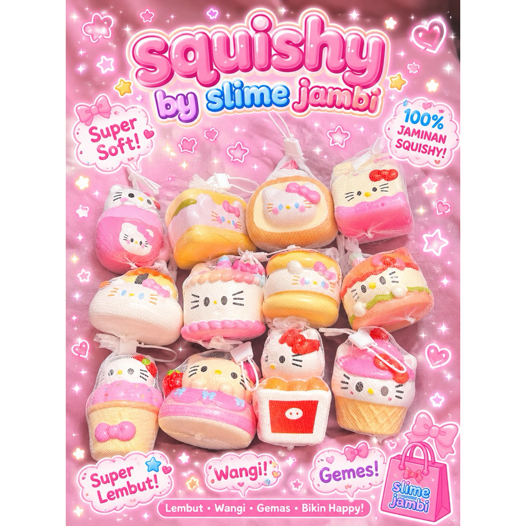 SQUISHY HK BESAR MURAH SOFT AND SLOW