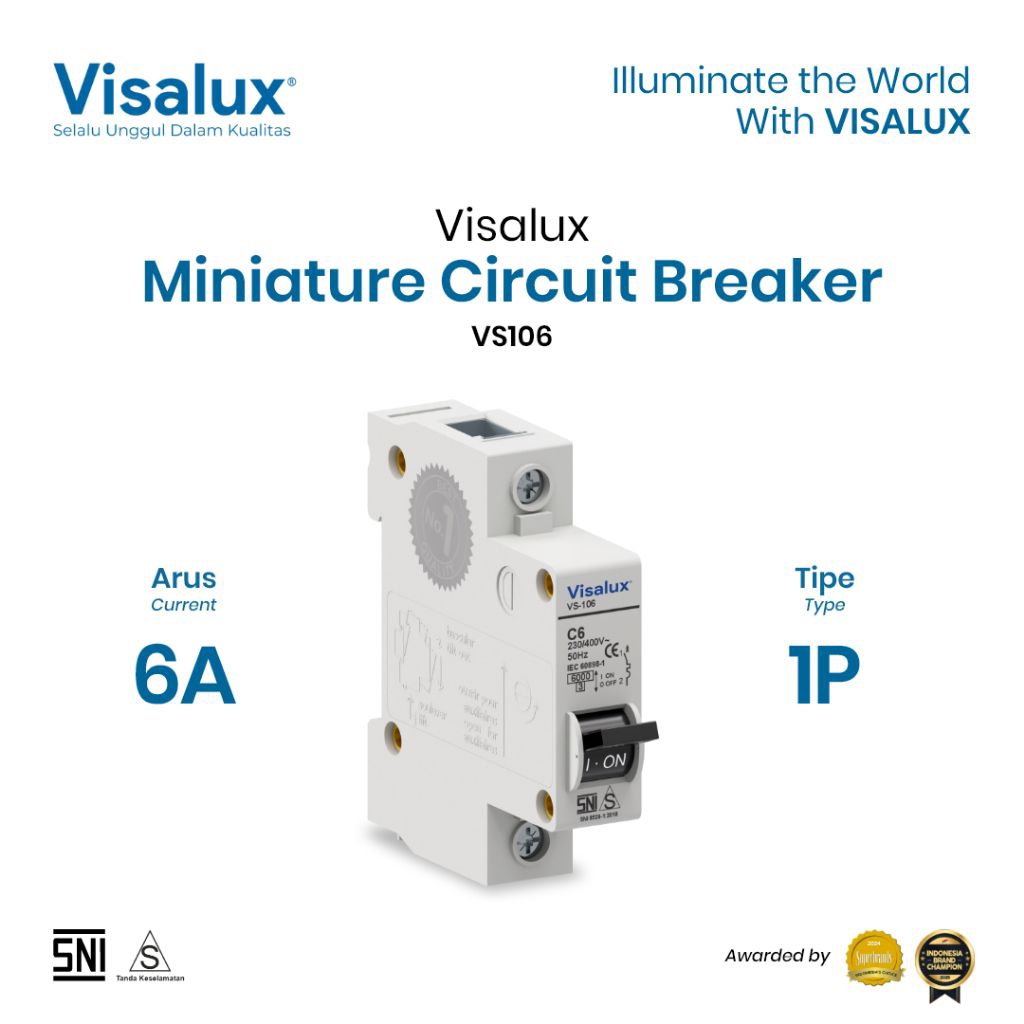 MCB visalux 6 ampere