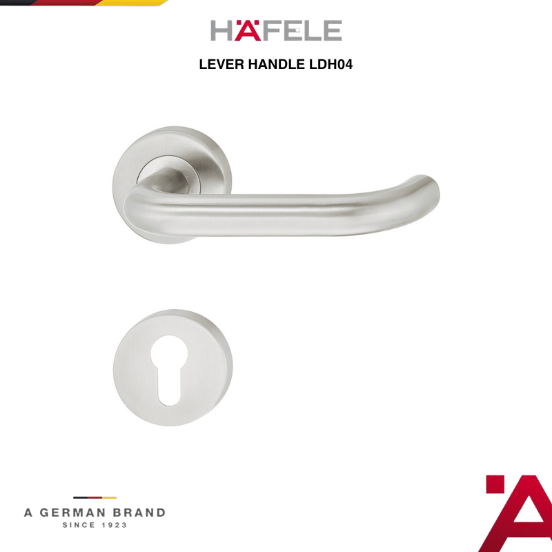 Hafele LDH04 ARC Gagang Pintu Rumah Lever Handle Stainless Steel SUS 304 Satin Matt Fire Resistant D