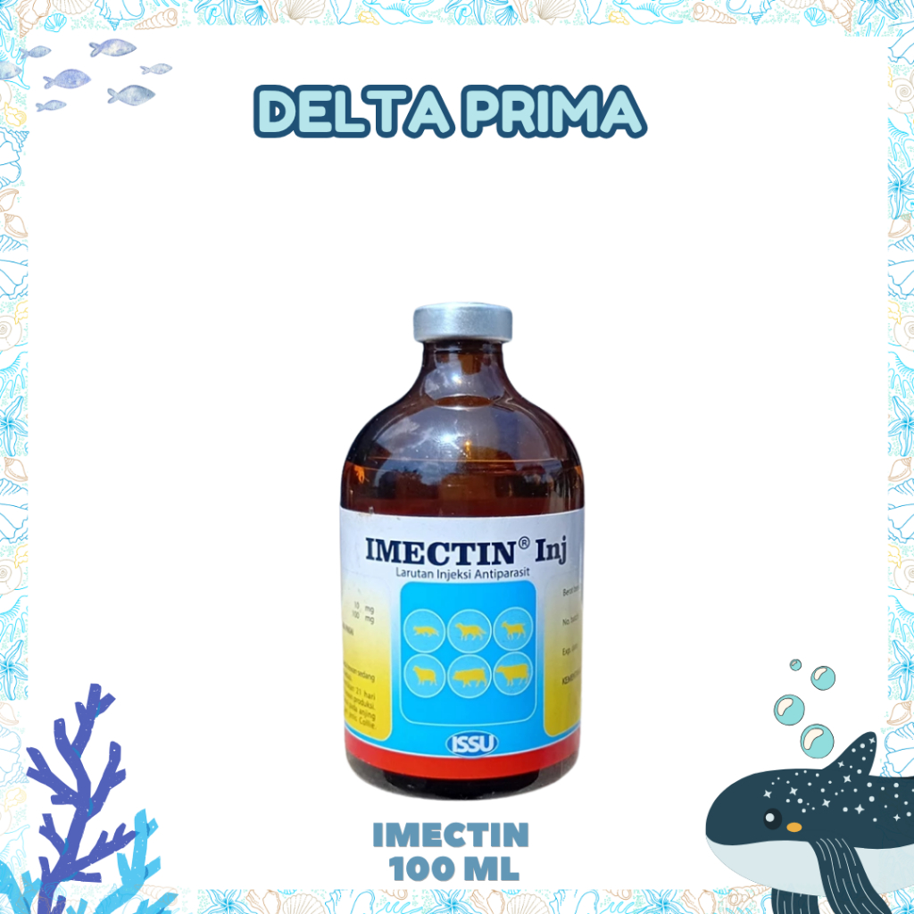 IMECTIN 100 ML - Untuk Ektoparasit Dan Endoparasi Like Ivomec Super Dan Intermectin Super.