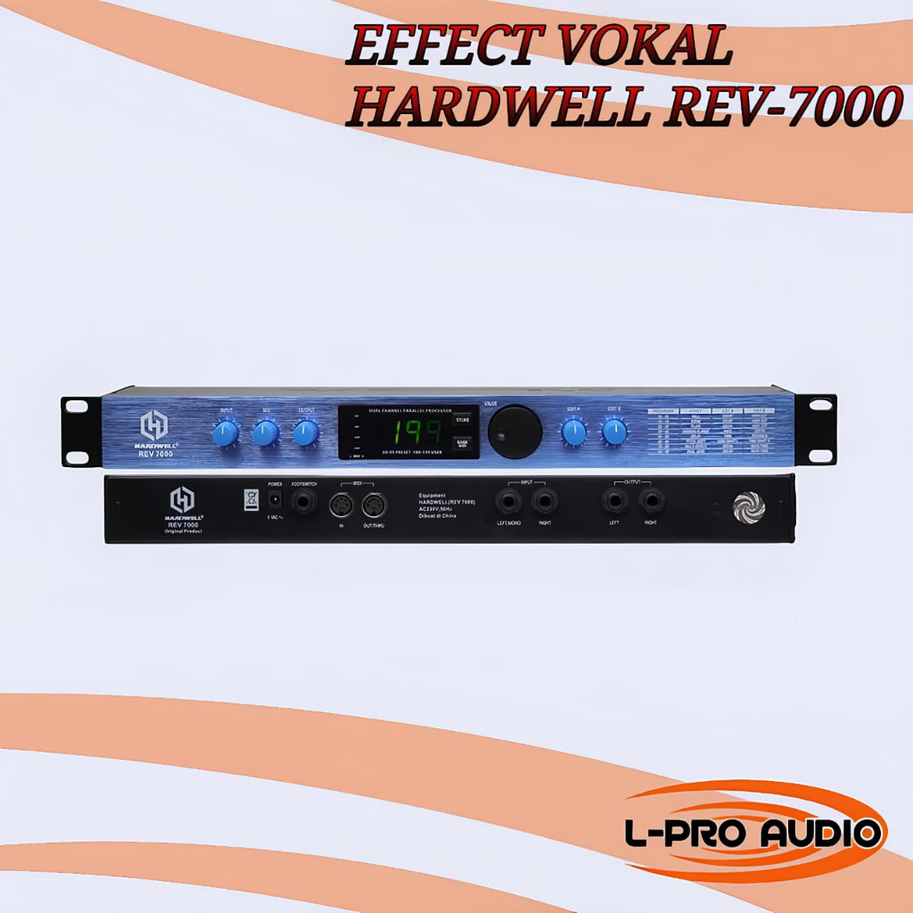 Efect vocal HARDWELL REV 7000 Original Reverb efek vokal seperti alesis