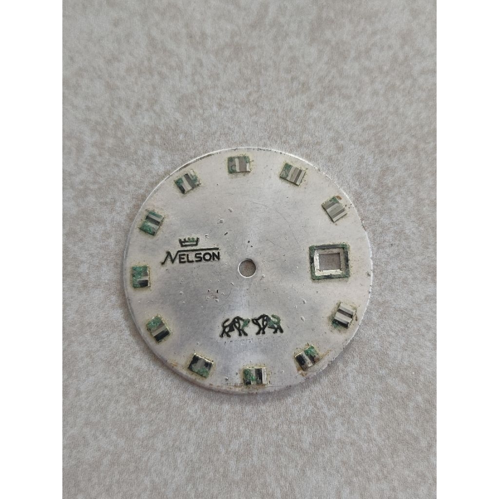 plat jam tangan nelson jadul ukuran 30.mm