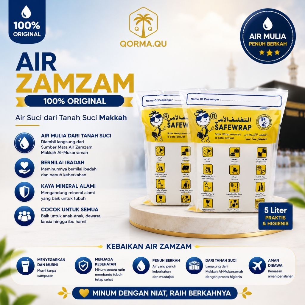 Air zamzam mekkah | air zamzam arab saudi | air zamzam original makkah | air zamzam asli 100%