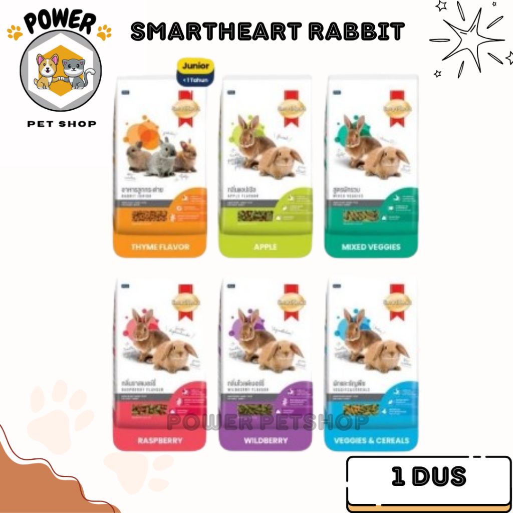 Pakan Kelinci - SmartHeart Dry Rabbit 1DUS Freshpack