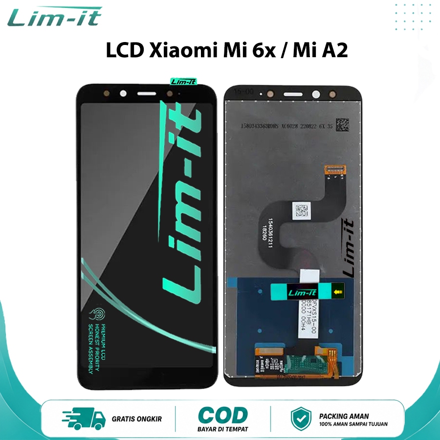 LCD Touchscreen (Layar Sentuh) HP Xiaomi Mi 6X / Mi A2 Original Fullset