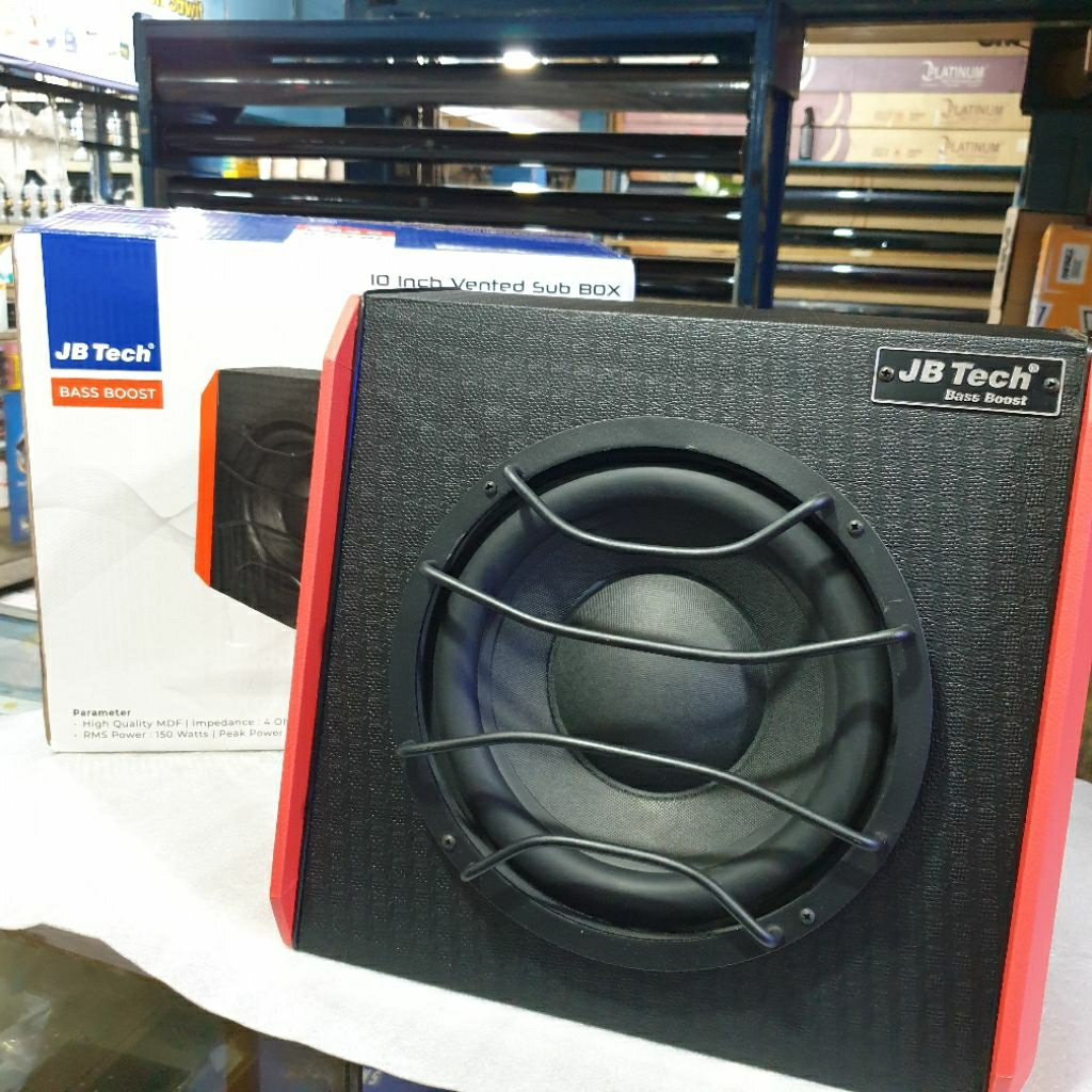 Subwoofer Aktif Bastube kotak JB TECH 10 inch JT-108 Built-in power bass TOP Bass Bosst