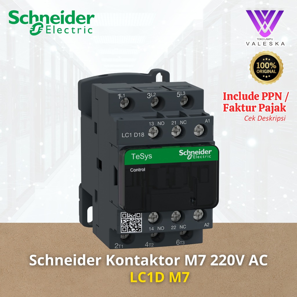 SCHNEIDER Kontaktor 3Phase LC1D M7 220V AC Coil Original
