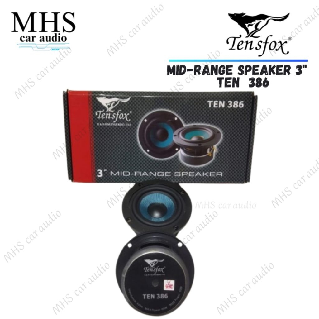 Speaker Midrange TENSFOX TEN386 Speaker Mobil 3"