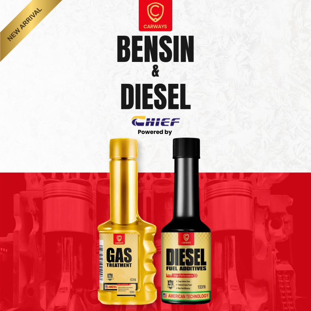 Carways Exclusive Bensin & Diesel Solar Injektor Cleaner Aksesoris Perawatan Mesin Motor Mobil