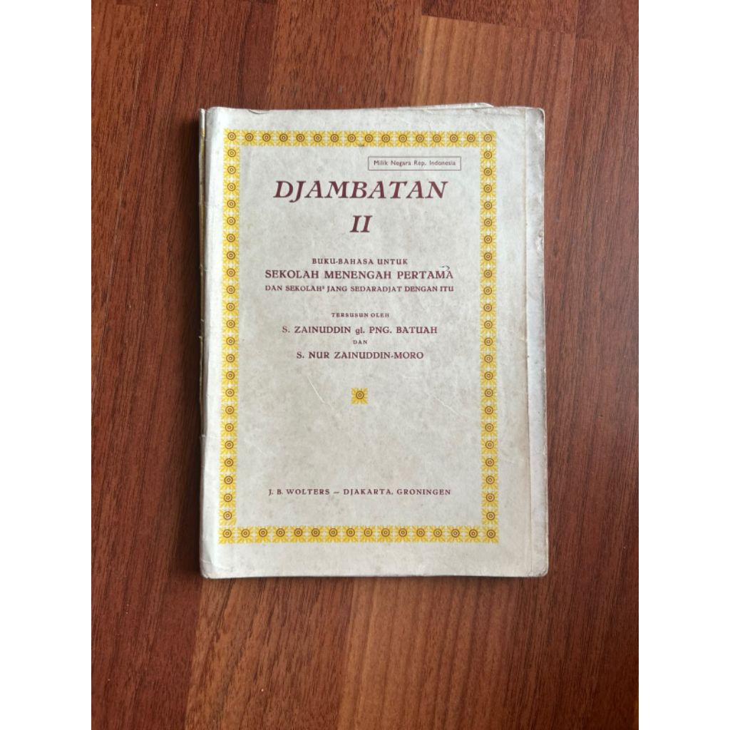 Buku djambatan jilid II thn 1951