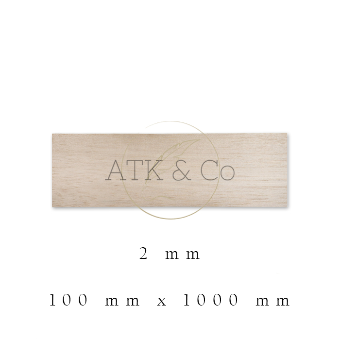 Kayu Balsa Papan 2mm - Balsa Sheet 2 mm - Bahan Maket Khusus Gosend